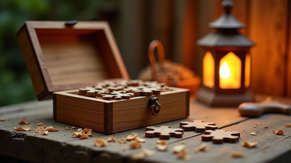 Assemblez un puzzle 3D en bois pour révéler vos talents créatifs
